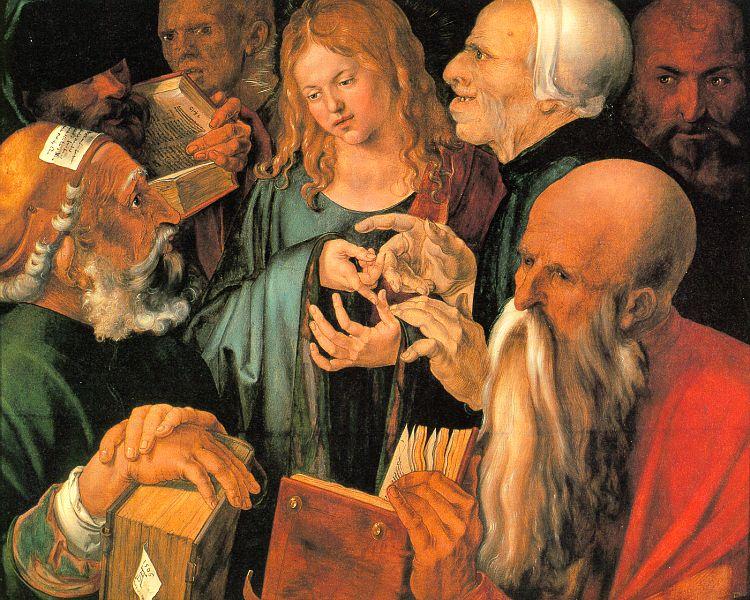 Albrecht Durer Christ Among the Doctors